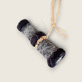 Needle-felted wool telescope accessory handmade for a Pebblewood collectible bear in the Boyne Valley, Ireland.