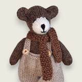 Hand Knitted Scarves for Collectible Bears
