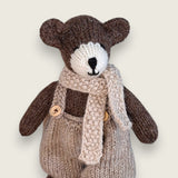Hand Knitted Scarves for Collectible Bears