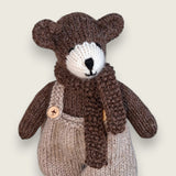 Hand Knitted Scarves for Collectible Bears