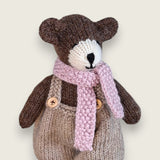 Hand Knitted Scarves for Collectible Bears