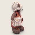 Right side view of Swallow Flight handmade collectible bear with handcrafted clothing and accessories.