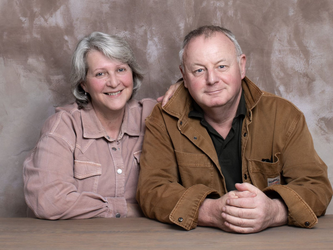 Pat and Joe, artisan makers behind The Crafty Pebblers